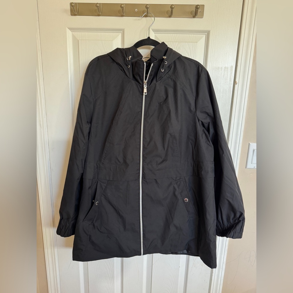 Vince Camuto Anorak Jacket Rain & Water Resistant Black XXL